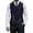 A-Navy10, variant on Men's Steampunk Double- Vest Notched Lapel Chain Detail Waistcoat Vintage Formal Party Gothic Suit Top