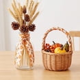 thumbnail image 4 of Ovzne Thanksgiving Wired Ribbon Pumpkin Maple Leaf Fall Decor, 4 of 6