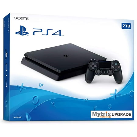 Mytrix Playstation 4 Slim 2TB Console with DualShock 4 Wireless Controller Bundle, Playstation Enhanced by (The Best Ps4 Bundle)