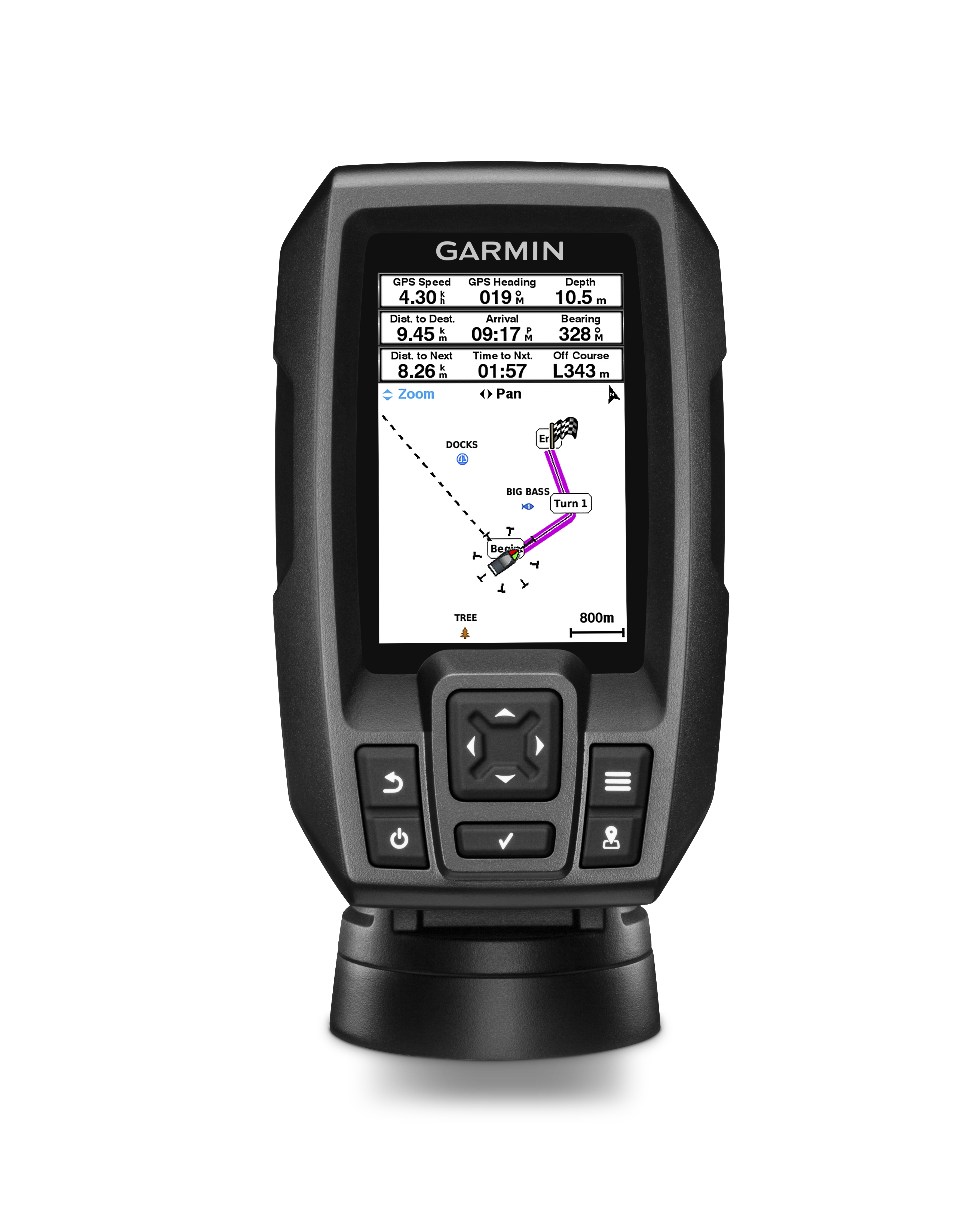 Fish Finder GPS Combo For Boats Best Transducer Garmin Striker 4 Chirp