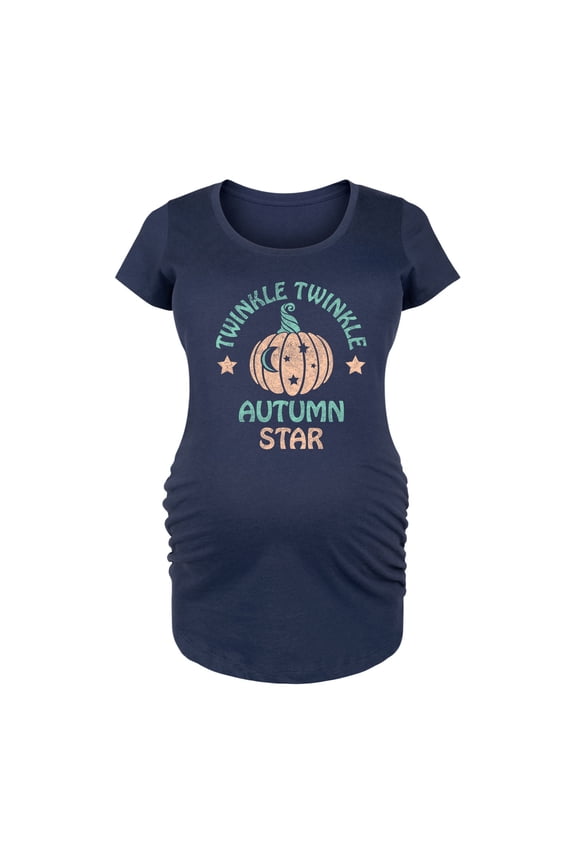 - Autumn Star - Maternity Scoop Neck T-Shirt