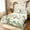 Green, variant on meiyoeat Tropical Flower Twin Sheets for Kids Girls, Whimsical Plant Bedding for Bedroom, Pink, 3-Piece