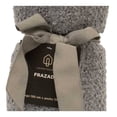 thumbnail image 4 of Frazada Home Trends 1 Pieza Diseño de Borrego Liso Gris, 4 of 4