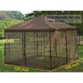 thumbnail image 1 of ​APEX GARDEN 10' x 10' Mosquito Netting for Gazebo Relacement, 1 of 3