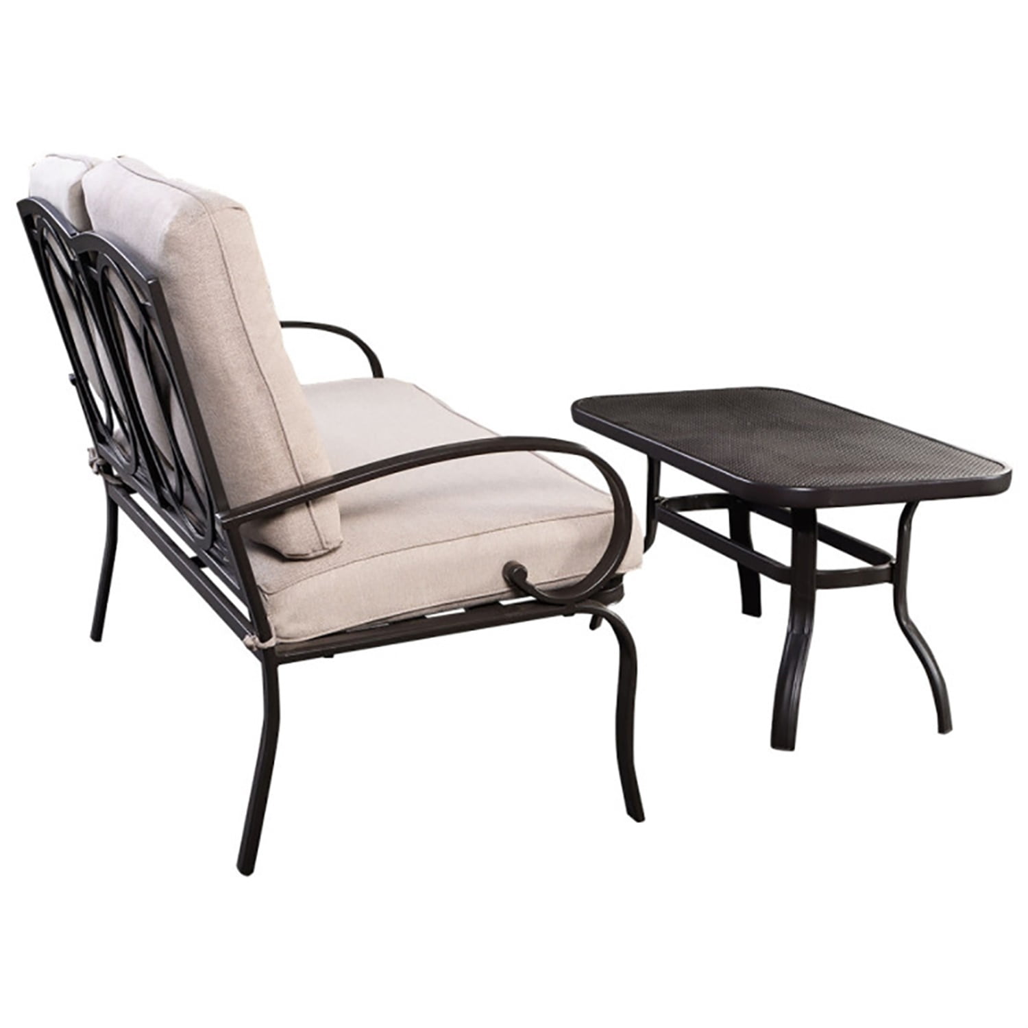 Aimee Lii Patio Furniture Set, 2 Pieces Outdoor Patio Wicker Rattan Cushioned Sofa Aimee Lii Patio Furniture Set, 2 Pieces Outdoor Patio Wicker Rattan Cushioned Sofa