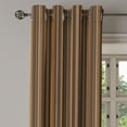 thumbnail image 2 of Ambesonne Abstract Grommet Curtain, Vertical Color Lines, 50" x 84", Pale Caramel Chocolate, 2 of 6