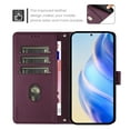 thumbnail image 3 of Allytechgroup for Samsung Galaxy S25 Edge Wallet Case, Flip Cover with Hand Strap & Crossbody Lanyard, Card Holder, Protective Smile Design Phone Case Cover for Samsung Galaxy S25 Edge,Darkpurple, 3 of 8