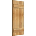 thumbnail image 2 of 16 1/8"W X 34"H Timbercraft Three 5 3/8" Boards Joined Board-N-Batten Shutters, Rough Sawn Western Red Cedar (Per Pair), 2 of 13