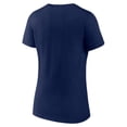 thumbnail image 3 of Women's Navy Wisconsin Badgers Americana Team V-Neck T-Shirt, 3 of 3