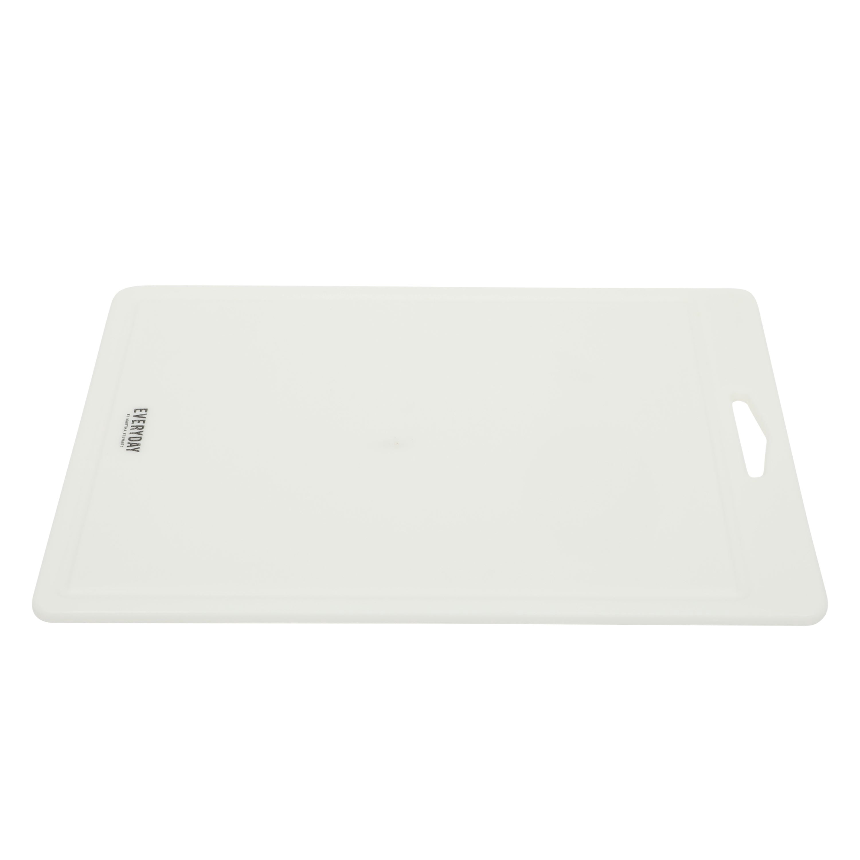 Martha Stewart 18" x 13" Plastic Cutting Boards Set for Kitchen, White