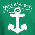 thumbnail image 3 of CafePress - Navy You Are My Anchor Dark T Shirt - Men's Classic Graphic Cotton T-Shirt, 3 of 4