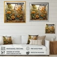 thumbnail image 4 of Designart "Flower Farm Window in Yellow and Green II" Floral Wall Art - Traditional Yellow Window Entryway Wall Art Print, 4 of 6