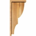 thumbnail image 3 of 6"W x 10"D x 22"H Ridgewood Rough Sawn Corbel w/Backplate, Western Red Cedar, 3 of 9