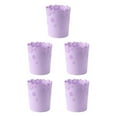 thumbnail image 2 of Wweixi Durable Trash Bin With Anti Slide Bottom Reliable And Convenient Prevents purple medium-sized 5Set, 2 of 6
