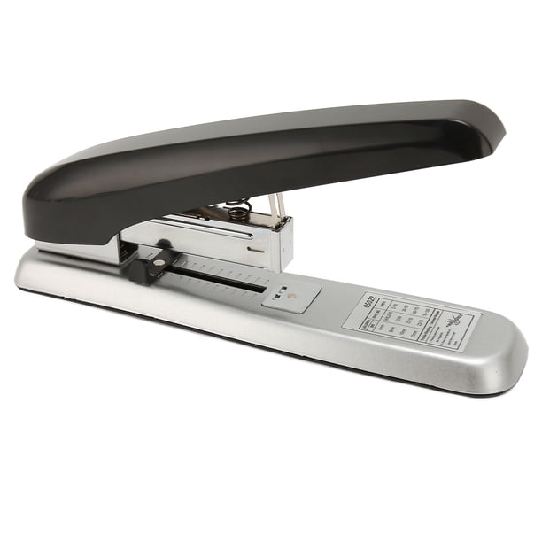 Grapadora de metal ergonómica de escritorio con capacidad para 100 hojas, sin esfuerzo, para oficina, escuela y hogar.