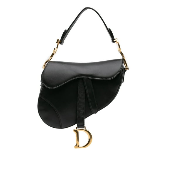 Pre-Owned Authenticated Dior Satchel Calf Black Women (Good)