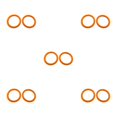thumbnail image 2 of Methold 25 piezas de artículos limpios y ordenados-anillos de carpeta de hojas sueltas para tarjetas documentos de papel y álbumes de Type2 NO2, 2 of 6