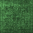 thumbnail image 1 of Ahgly Company Indoor Square Abstract Emerald Green Contemporary Area Rugs, 7' Square, 1 of 4