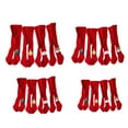 thumbnail image 5 of Infant Toddler Girls Tights Solid Cotton Pantyhose Cable Knit Leggings Stockings with Christmas Santa Claus Decor, 5 of 8
