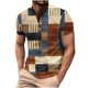 thumbnail image 1 of Camisas de Manga Larga para Hombres Casual Impreso Poliéster Botón Abajo Blusa, Cuello Redondo para el Uso Diario, Al Aire Libre Y de Fiesta, 1 of 5