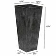 thumbnail image 4 of Root & Vessel Ella Tall Planter, Black, 27.5", 4 of 7