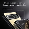 thumbnail image 7 of Nalacover Mirror Phone Case for Google Pixel Fold with Diamond Ring Holder Bracket Clear Imaging Cover, Slim Fit Makeup Soft Silicone Shockproof Lens Protection Case for Women Girls,Rosegold, 7 of 7
