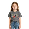 thumbnail image 2 of Ruiwill First Day Of School Shirt Girl Size 8-9 Years Back To School Letter Print School Outfits For Girls Summer Crew Neck Short Sleeve Soft Kids Tops, 2 of 3
