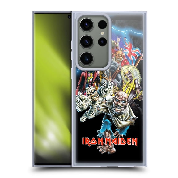 Head Case Designs Officially Licensed Iron Maiden Art Best Of Beast Soft Gel Case Compatible with Samsung Galaxy S23 Ultra 5G