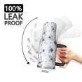 thumbnail image 3 of 40oz Pioneer Flower Floral Print Pattern Insulated Tumbler with Handle, BPA-Free Leak Proof Lid and Straws, Double Wall Vacuum, Hot 12h/Cold 34h, 3 of 6