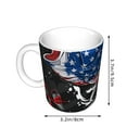 thumbnail image 2 of Disketp Largemouth Bass Fish in USA Large Coffee Mug with Handle Tea Cup Novelty Coffee Cup for Men Women Office Work, 2 of 6