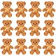 thumbnail image 1 of Oso de peluche Jenaai, 12 piezas, 30 cm, color marrón, para regalo de baby shower, 1 of 6