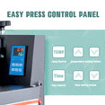 thumbnail image 3 of edx 15x15-inch 1200W Large Format Heat Press Machine with LCD Display & Memory Mode, Fast Heating for T-Shirt Printing, DIY & Commercial Use, 3 of 7