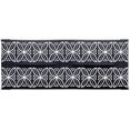 thumbnail image 1 of 42833 Reversible Outdoor Mat, 8-Feet x 20-Feet, Charcoal Botanical, 1 of 6