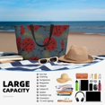 thumbnail image 5 of Pofeuu Ladybug Print Beach Bag,Waterproof Sandproof Beach Tote Bag, Large Capacity Foldable Beach Bags for Women, 5 of 7