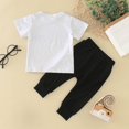 thumbnail image 7 of Boys Clothes Toddler Kids Boy Spring Summer Cotton Letter Print Short Sleeved Training 18-24 Months 2t 3t 4t 5t 6t T Shirt and Shorts Outfits Suit Set 2PCS, 7 of 7