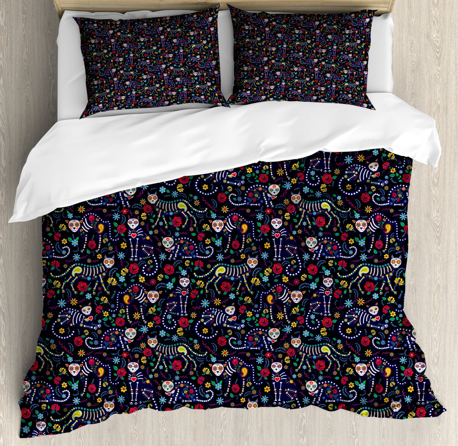 Farmhouse Skeleton Scarecrow WN2509017CL Duvet Cover Set