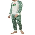 thumbnail image 3 of Family Matching Clothes Christmas Sleepwear  Tree Print Tops Trousers Baby Romper Pajamas Set, 3 of 7