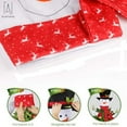thumbnail image 5 of Gustave Christmas Tree Topper Snowman Hugger, Snowman Tree Topper with Red Mittens and Draping Red Scarf Christmas Tree Decor Xmas Party Festive Ornament "Red", 5 of 13