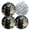 Black0453, variant on 4 PCS Pot Holders for Kitchen,Potholders Sets with Hook for Oven,Cooking,Baking,Stylish Horse In Ocean Sea During Summer Beach