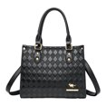 thumbnail image 1 of Lattice Mother Crossbody Bag Moda Casual Bolsos Damas Bolsas de viaje (Negro), 1 of 9