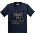 thumbnail image 3 of Inktastic Hockey Funny Sport That Matters Youth T-Shirt, 3 of 5