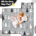 thumbnail image 4 of Gray Christmas Tree Pattern Toddler Nap Mats for Kids Preschool,50"x20" Sleeping Mat Bag or Kids,Toddler Sleeping Bag,Toddler Nap Mat or Daycare, 4 of 6