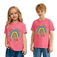 thumbnail image 2 of CAIXIA 100 Days of School Shirt Kids Toddler Kindergarten Shirts Girls Happy 100th Day of School Celebration Gifts Tops,Watermelon Red, 2 of 7