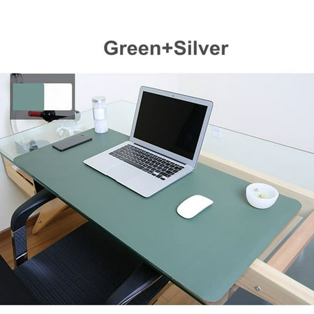 Meigar 90x45cm Both Sides Extended Pu Leather Mouse Pad Office