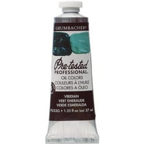 Grumbacher Pre-Tested Oil Color, 37ml Tube, Viridian