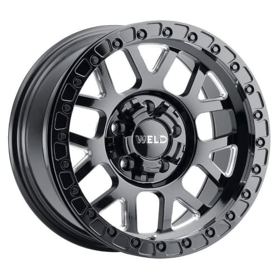 17x9 WELD Off-Road W902 Cinch BEADLOCK Black Milled Wheel 5x5/5x5.5 (-12mm)