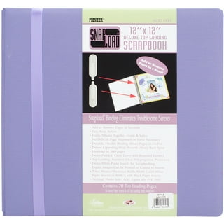 Pioneer Book Cloth Cover Post Bound Album 8x8 Misty Lilac
