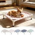thumbnail image 7 of Elevated Pet Bed Dog Cot - Summer Breathable Sleeping Mat | Detachable Washable Structure for Cat Rest,Dog Nap, Indoor Home Leisure,20.87x18.9 Inch, 7 of 7