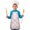 Geometric Flower and-1, variant on Geometric Flower and Sunburst Gray Teens Aprons, Adjustable Neck Strap, Toddler & Teens Aprons for Cooking & Baking, 19x23.6 Inches