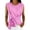 Pink, variant on Women's Crew Neck Sleeveless Blouse Relaxed Fit Casual Versatile Blouse Summer Blouse